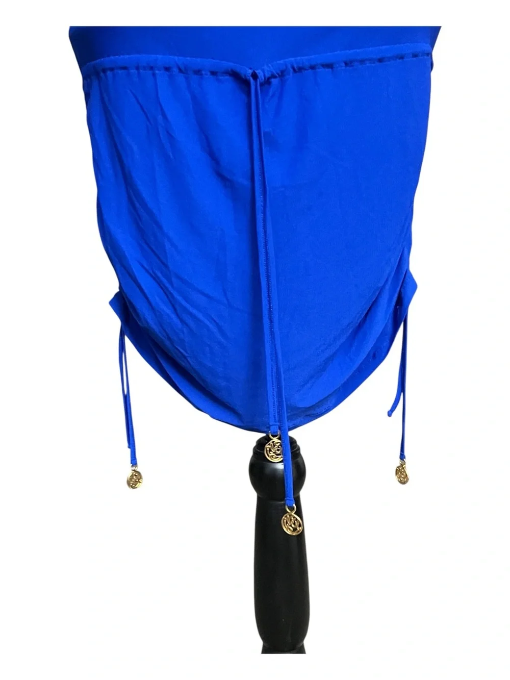 Luli Fama Royal Blue Deep V Swim Coverup Dress Size M